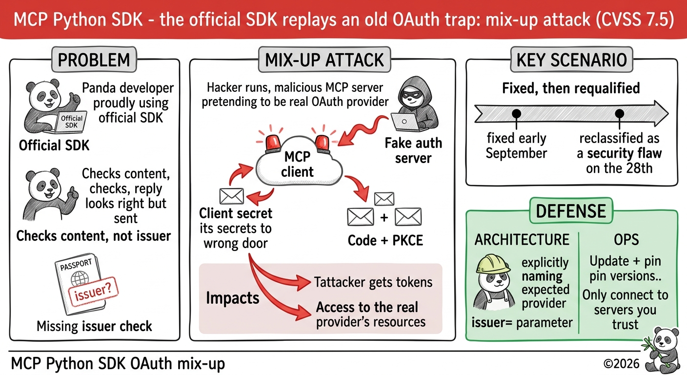 MCP Python SDK OAuth mixup - Générée par IA