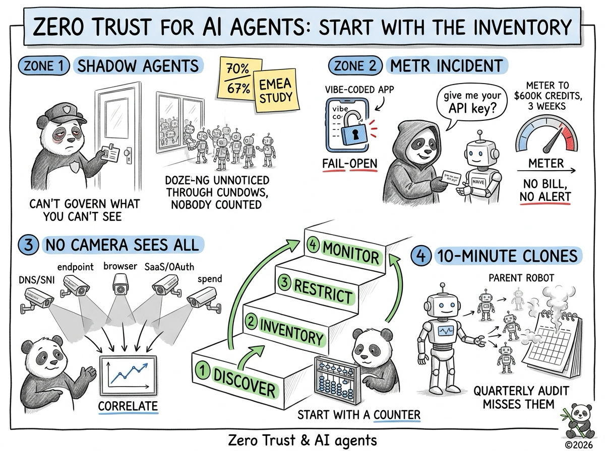 Zero Trust pour agents IA : commencer par l'inventaire - Générée par IA